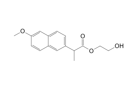 2-(6-Methoxy-2-naphthalenyl)propanoic acid 2-hydroxyethyl ester
