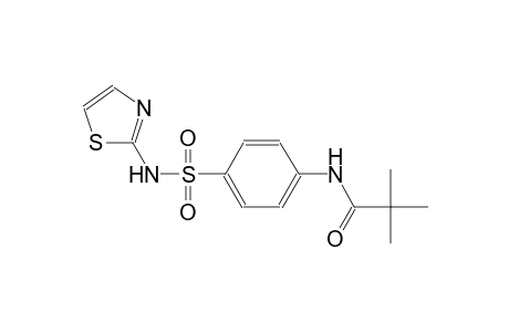 propanamide, 2,2-dimethyl-N-[4-[(2-thiazolylamino)sulfonyl]phenyl]-