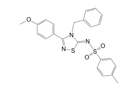 N-[3-(4-Methoxyphenyl)-4-(phenylmethyl)-1,2,4-thiadiazol-5(4H)-ylidene]-4-methylbenzenesulfonamide