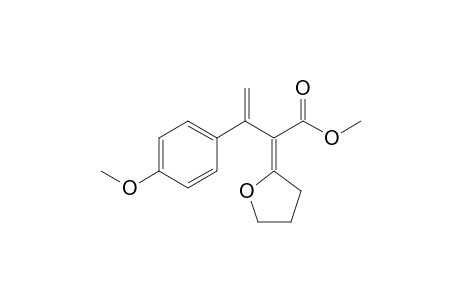(2E)-3-(4-methoxyphenyl)-2-(2-oxolanylidene)-3-butenoic acid methyl ester