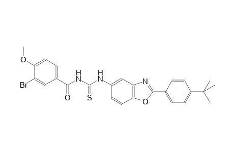 N-(3-bromo-4-methoxybenzoyl)-N'-[2-(4-tert-butylphenyl)-1,3-benzoxazol-5-yl]thiourea