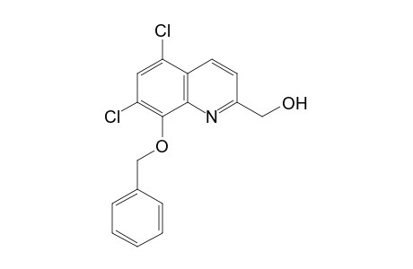 8-(BENZYLOXY)-5,7-DICHLORO-2-QUINOLINEMETHANOL