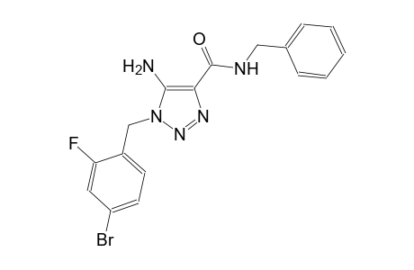 1H-1,2,3-triazole-4-carboxamide, 5-amino-1-[(4-bromo-2-fluorophenyl)methyl]-N-(phenylmethyl)-
