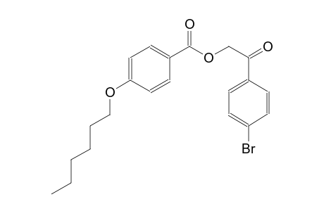 benzoic acid, 4-(hexyloxy)-, 2-(4-bromophenyl)-2-oxoethyl ester