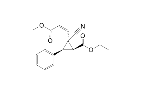 (1S,2R,3S)-2-Cyano-2-((Z)-2-methoxycarbonyl-vinyl)-3-phenyl-cyclopropanecarboxylic acid ethyl ester