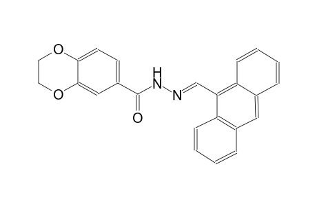 1,4-benzodioxin-6-carboxylic acid, 2,3-dihydro-, 2-[(E)-9-anthracenylmethylidene]hydrazide
