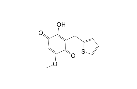 2-Hydroxy-5-methoxy-3-(2-thienylmethyl)benzo-1,4-quinone