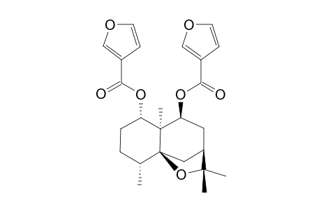 1.alpha.,9.beta.-Difuranoyloxydihydro-.beta.-agarofuran