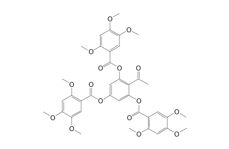 2,4,6-Tris( 2',4',5'-trimethoxybenzoyloxy)acetophenone