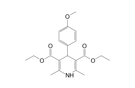 1,4-dihydro-2,6-dimethyl-4-(p-methoxyphenyl)-3,5-pyridinedicarboxylic acid, diethyl ester