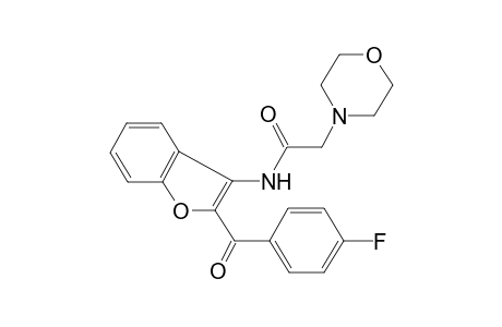 N-[2-(4-Fluorobenzoyl)-1-benzofuran-3-yl]-2-(4-morpholinyl)acetamide