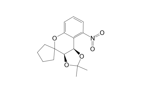 (+/-)-CIS-3,4-DIHYDRO-3,4-O-(ISOPROPYLIDENE)-5-NITROSPIRO-[2H-BENZO-[B]-PYRANO-2,1'-CYCLOPENTANE]-3,4-DIOL