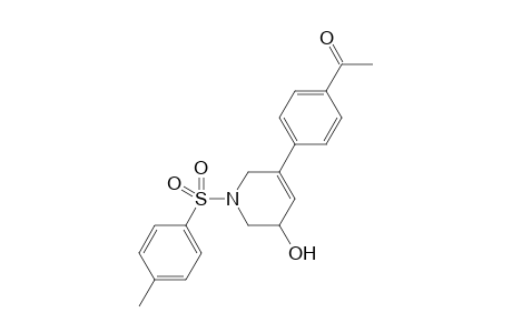 1-(4-(5-Hydroxy-1-tosyl-1,2,5,6-tetrahydropyridin-3-yl)phenyl)ethan-1-one