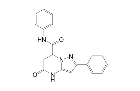 5-Oxo-N,2-diphenyl-4,5,6,7-tetrahydropyrazolo[1,5-a]pyrimidine-7-carboxamide