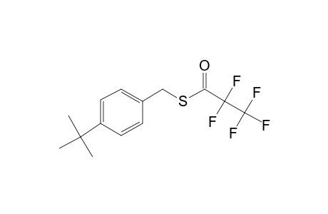 4-Tert-butylbenzyl mercaptan, S-pentafluoropropionyl-