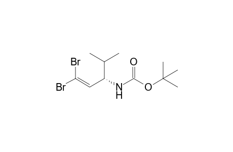 (S)-1-(1'-Methyl)ethyl-3,3-dibromo-N-(t-butoxycarbonyl)-2-propenamine