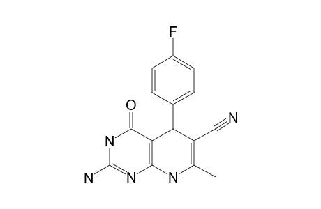 2-AMINO-5-(4-FLUOROPHENYL)-6-CYANO-7-METHYL-5,8-DIHYDROPYRIDO-[2,3-D]-PYRIMIDIN-4(3H)-ONE