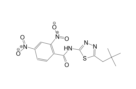N-(5-neopentyl-1,3,4-thiadiazol-2-yl)-2,4-dinitrobenzamide