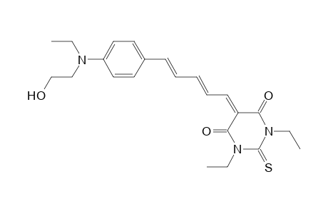 N,N-Diethyl-5-[5-[4-[Ethyl-N-(2-hydroxyethylamino]phenyl]penta-2,4-dien-1-ylidene]thiobarbituric acid
