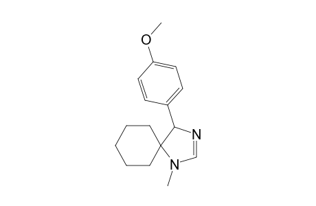 4-(4-methoxyphenyl)-1-methyl-1,3-diazaspiro[4.5]dec-2-ene
