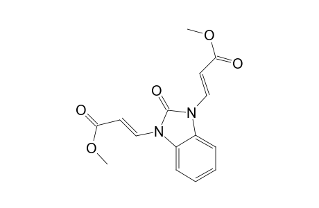2-Propenoic acid, 3,3'-(2-oxo-1H-benzimidazole-1,3(2H)-diyl)bis-, dimethyl ester, (E,E)-