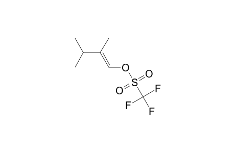 Methanesulfonic acid, trifluoro-, 2,3-dimethyl-1-butenyl ester, (E)-