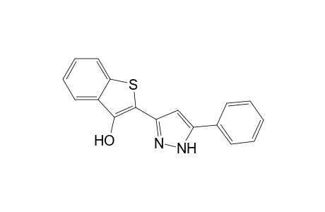 Benzo[b]thiophene-3-ol, 2-(5-phenyl-1H-pyrazol-3-yl)-