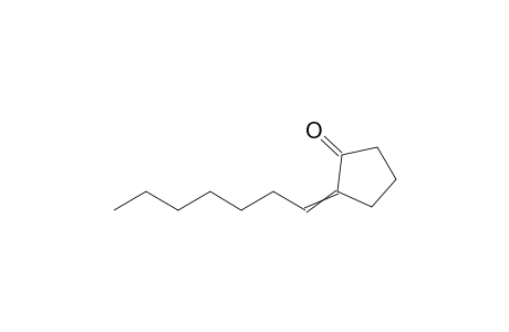 Cyclopentanone, 2-heptylidene-