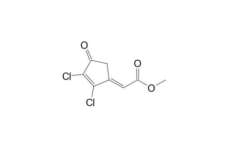 Methyl (2E)-(2,3-dichloro-4-oxocyclopent-2-en-1-ylidene)acetate