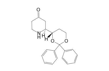 anti-(2RS)-2-[(4RS)-2,2-Diphenyl-1,3-dioxan-4-yl]piperidin-4-one