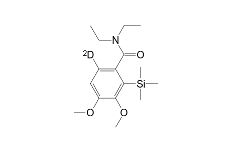 N,N-diethyl-6-deuterio-3,4-dimethoxy-2-(trimethylsilyl)-benzamide