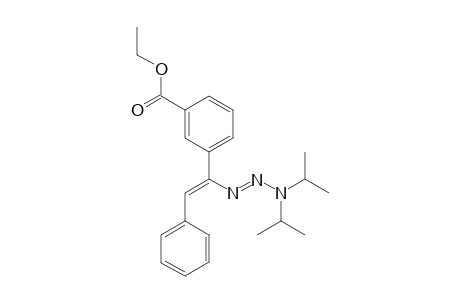 Ethyl 3-((Z)-1-((E)-3,3-diisopropyltriaz-1-en-1-yl)-2-phenylvinyl)benzoate