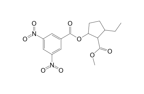 (anti,syn)-3,5-Dinitrobenzoic acid 3-ethyl-2-methoxycarbonylcyclopentyl ester