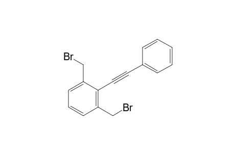 1,3-bis(bromomethyl)-2-(2-phenylethynyl)benzene