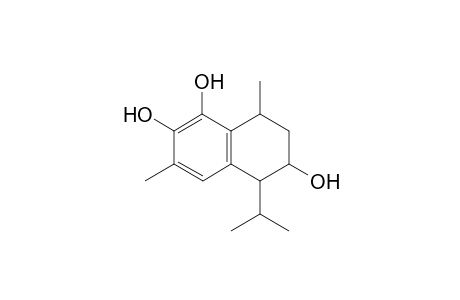 1-isopropyl-4,7-dimethyl-tetralin-2,5,6-triol