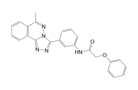 N-[3-(6-methyl[1,2,4]triazolo[3,4-a]phthalazin-3-yl)phenyl]-2-phenoxyacetamide