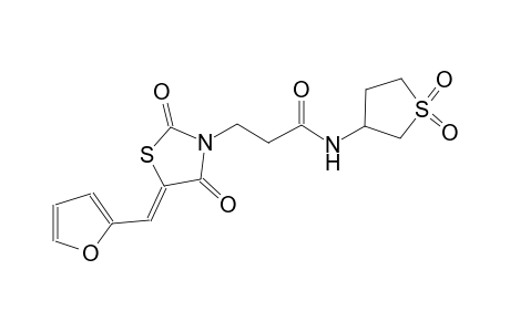 3-thiazolidinepropanamide, 5-(2-furanylmethylene)-2,4-dioxo-N-(tetrahydro-1,1-dioxido-3-thienyl)-, (5Z)-