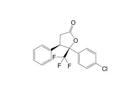 (4R,5S)-5-(4-chlorophenyl)-4-phenyl-5-(trifluoromethyl)dihydrofuran-2(3H)-one