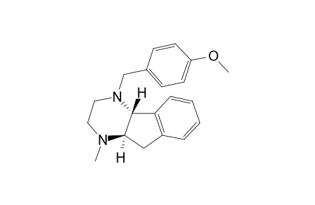 trans-2,3,4,4a,9,9a-Hexahydro-4-(4-methoxybenzyl)-1-methyl-1H-indeno[1,2-b]pyrazine