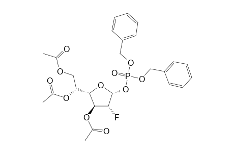 DIBENZYL-(3,5,6-TRI-O-ACETYL-2-DEOXY-2-FLUORO-ALPHA-D-GALACTOFURANOSYL)-PHOSPHATE