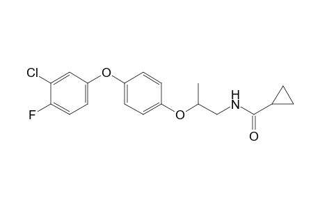 Cyclopropanecarboxamide, N-[2-[4-(3-chloro-4-fluorophenoxy)phenoxy]propyl]-