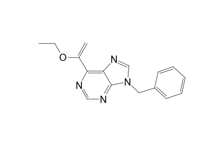 6-(1-Ethoxyethenyl)-9-(phenylmethyl)purine