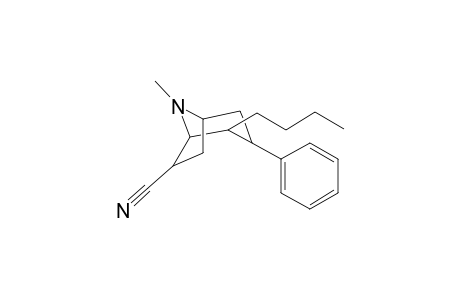 2.beta.-Butyl-8-methyl-3.-phenyl-8-azabicyclo[3.2.1]oct-3-ene-6-exo-carbonitrile