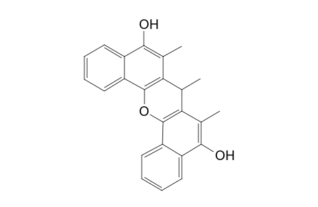 6,7,8-Trimethyl-7H-dibenzo[c,h]xanthene-5,9-diol
