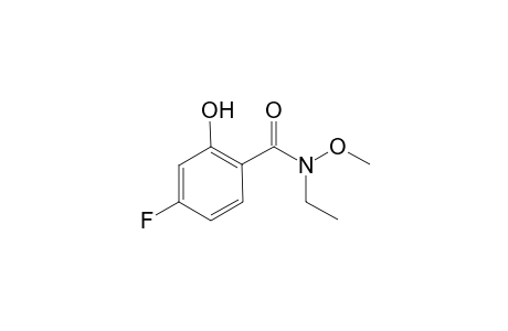 N-Ethyl-4-fluoro-2-hydroxy-N-methoxybenzamide