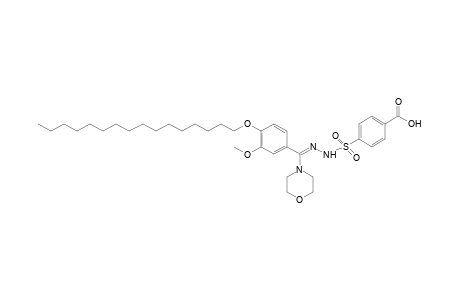 p-sulfobenzoic acid, p-{[4-(hexadecyloxy)-3-methoxy-alpha-morpholinobenzylidene]hydrazide}