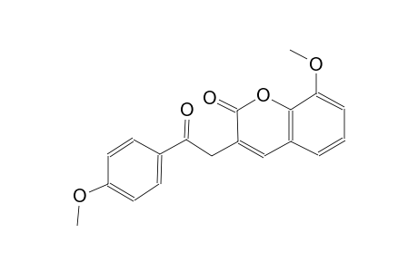 2H-1-benzopyran-2-one, 8-methoxy-3-[2-(4-methoxyphenyl)-2-oxoethyl]-