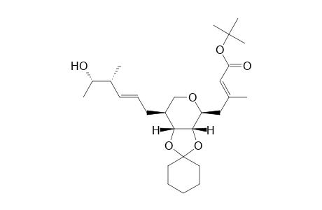 tert-Butyl 4-{5(S)-[5(S)-hydroxy-4(R)-methylhex-2(E)-enyl]-3(S),4(R)-(cyclohexylidenedioxy)tetrahydropyran-2(S)-yl}-3-methyl-2(E)-butenoate