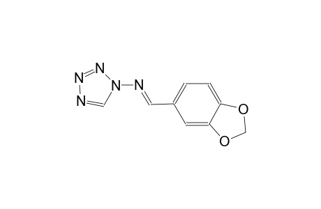 N-[(E)-1,3-benzodioxol-5-ylmethylidene]-1H-tetraazol-1-amine