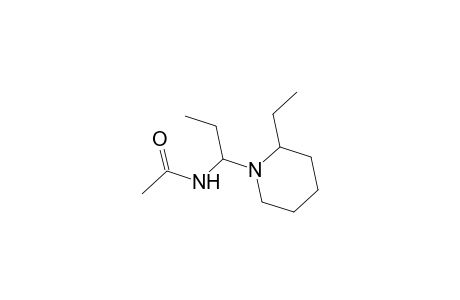 Acetamide, N-[1-(2-ethyl-1-piperidinyl)propyl]-
